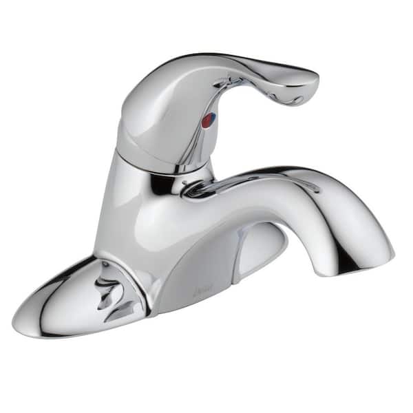 Delta Classic 4 in. Centerset Single-Handle 1.0 GPM Bathroom Faucet in Chrome