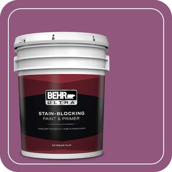 BEHR ULTRA 5 gal. #PPU1-18 Peru Flat Exterior Paint & Primer