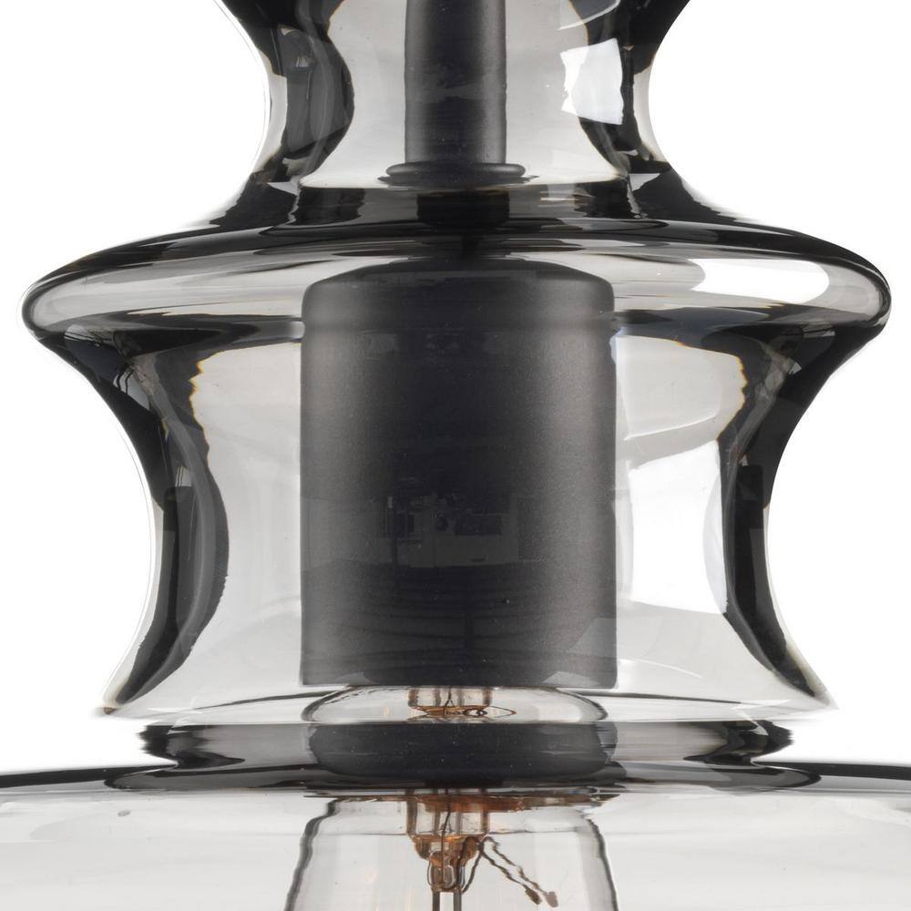 Staunton Graphite 15'' Modern Chess Piece Dome Pendant Light
