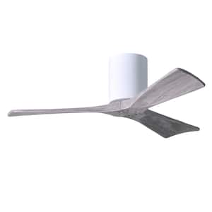 Irene 42 in. Indoor/Outdoor Gloss White Ceiling Fan with Remote Control and Wall Control