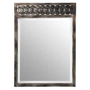 Sydney 30 in. L x 22 in. W Iron Wall Mirror in Coppery-DISCONTINUED