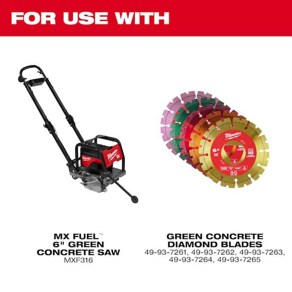 6 in. Skid Plate For Green Concrete Saws