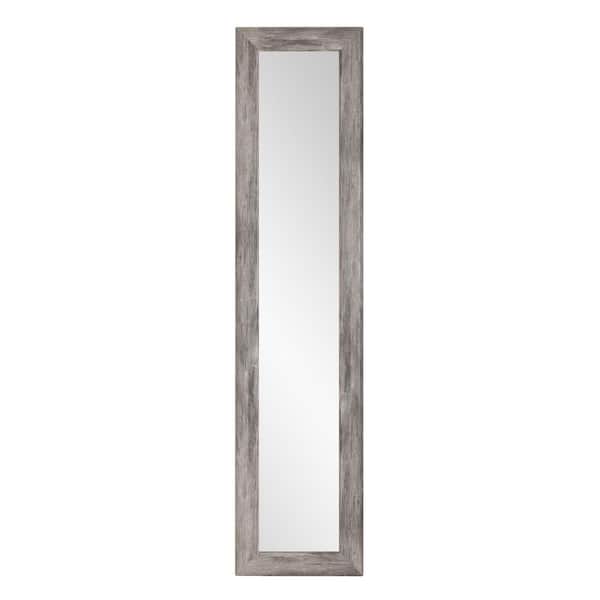 BrandtWorks Oversized Weathered Grey Barn Wood Mirror (71.5 in. H X 16.5 in. W)