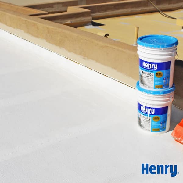 Henry 887 Tropi-Cool White 100% Silicone Reflective Roof Coating