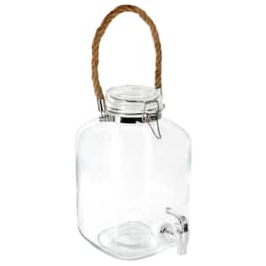 Ferris 1.3 Gal. Glass Beverage Dispenser with Rope Handle