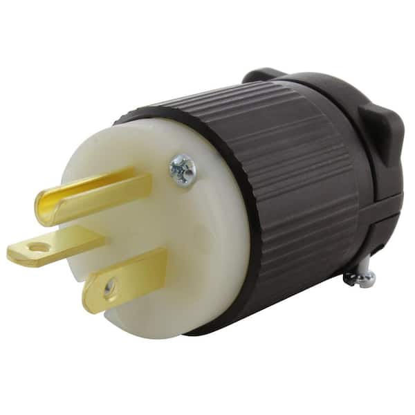 20 Amp 125-Volt NEMA 5-20P 3-Prong Industrial Heavy Duty Grade Male Plug