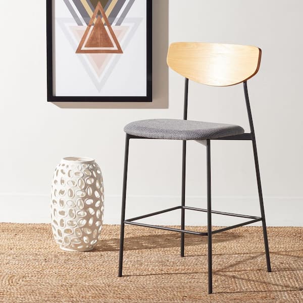 SAFAVIEH Ryker Gray Counter Bar Stool