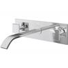 VIGO Titus Two Handle Wall Mount Bathroom Faucet in Chrome VG05002CH