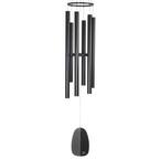 Signature Collection, Windsinger Chimes of Orpheus, Black 54 in. Wind Chime WWOB