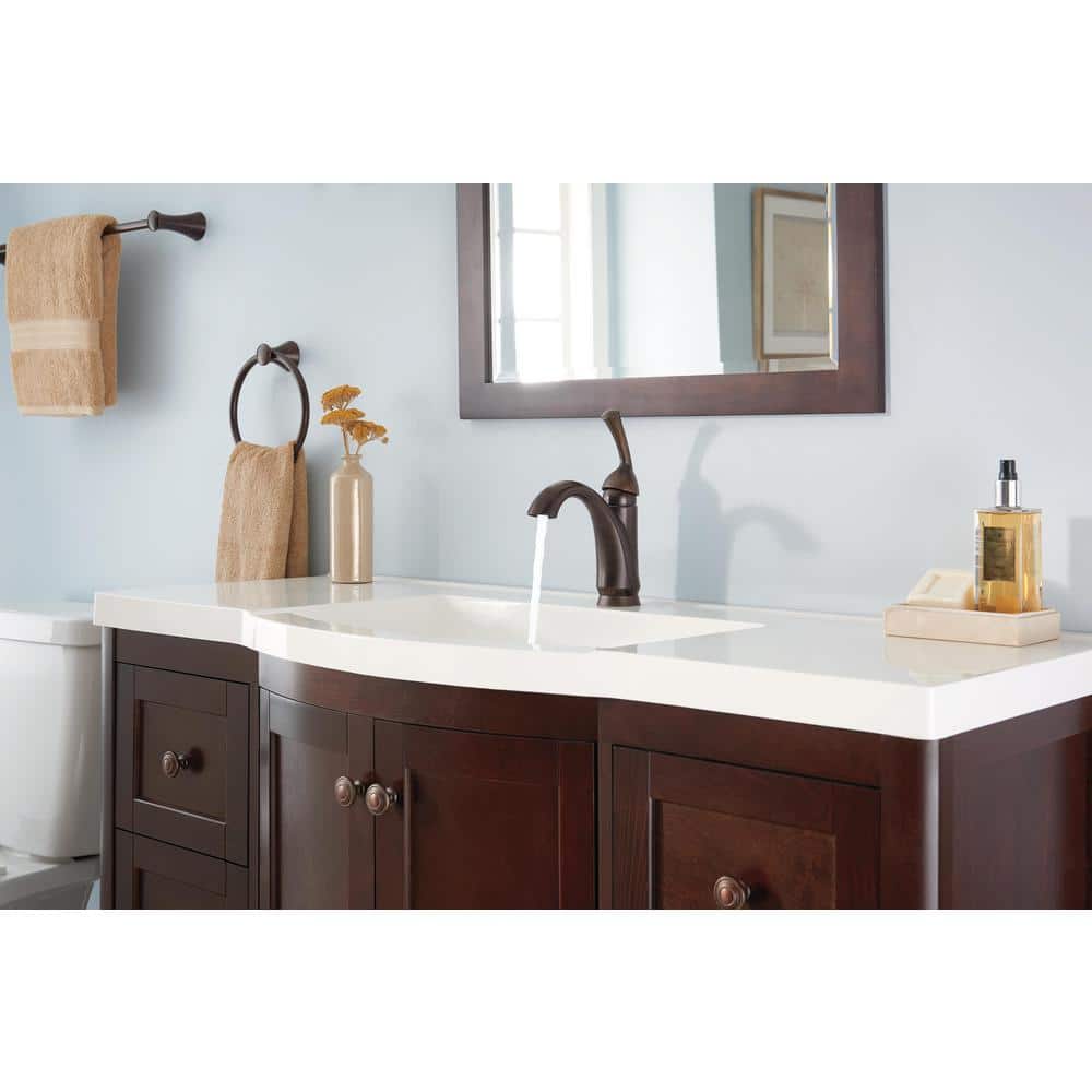 Haywood 9'' Modern Single Hole Stainless Steel Bathroom Faucet
