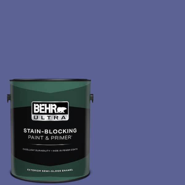 BEHR ULTRA 1 gal. #S-G-620 Wizard Semi-Gloss Enamel Exterior Paint & Primer