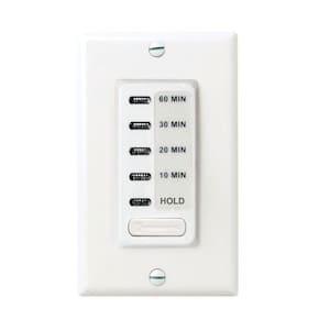 15 Amp 60-Minute Countdown In-Wall Timer - White