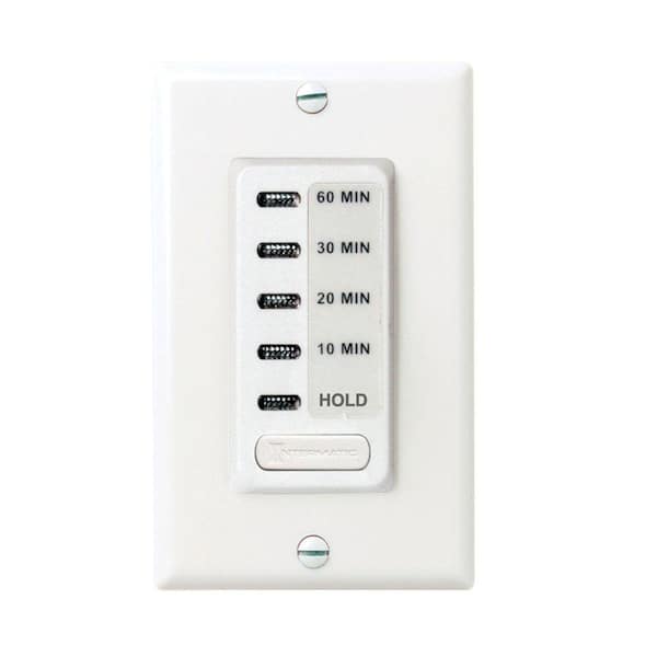 Intermatic 15 Amp 60-Minute Countdown In-Wall Timer - White