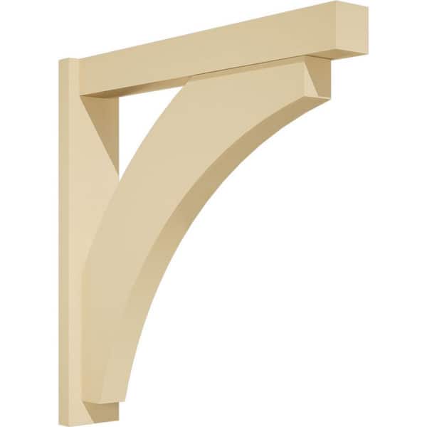 Ekena Millwork Thorton 5 in. W x 30 in. H x 30 in. D Signature Urethane Polyurethane Outlooker with Block Ends