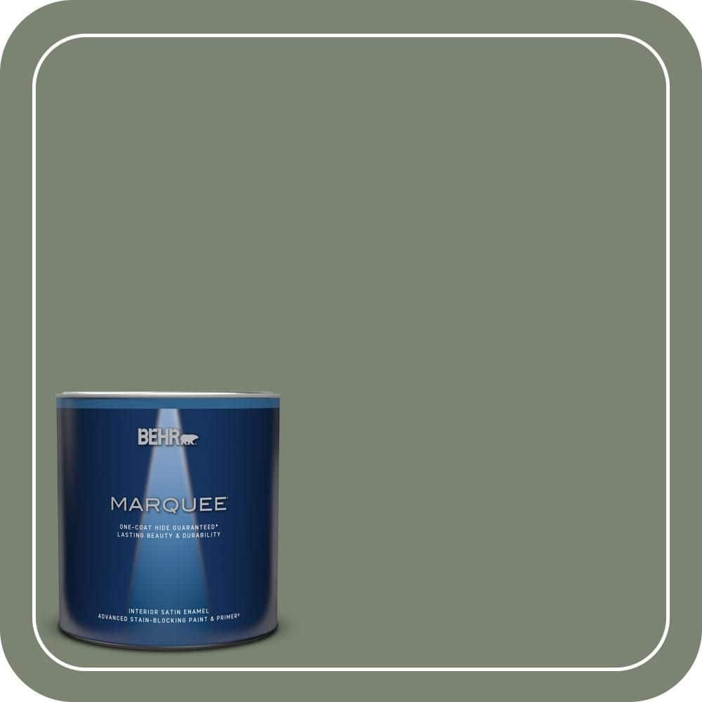 1 qt. #ICC-77 Sage Green Satin Enamel Interior Paint & Primer price history on PriceWatchPro
