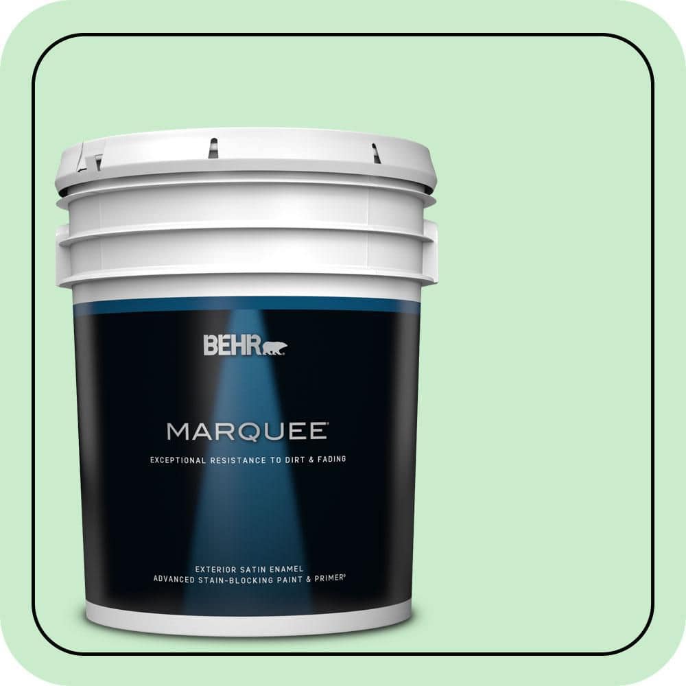 5 gal. #P390-2 Chilled Mint Satin Enamel Exterior Paint & Primer price history on PriceWatchPro