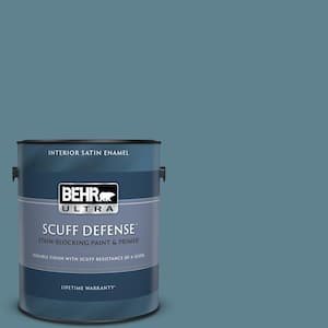 1 gal. #S470-5 Blueprint Extra Durable Satin Enamel Interior Paint & Primer