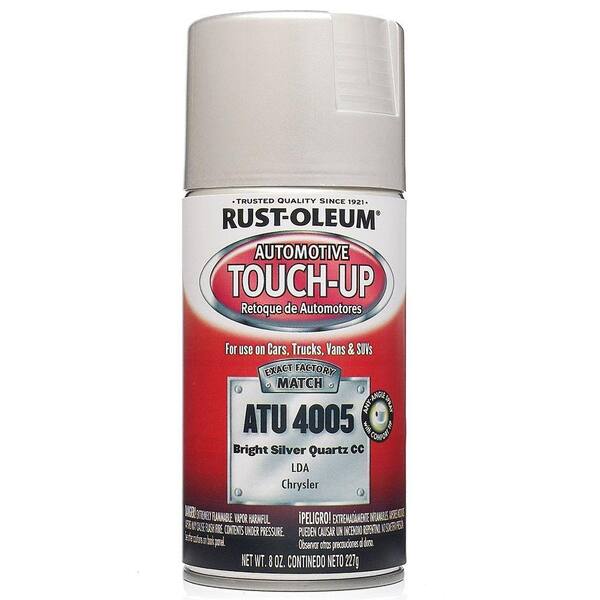Rust-Oleum Automotive 8 oz. Bright Silver Quartz Auto Touch-Up Spray (6-Pack)