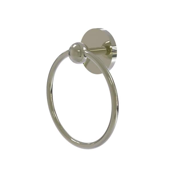 Allied Brass Skyline Collection Towel Ring in Polished Nickel