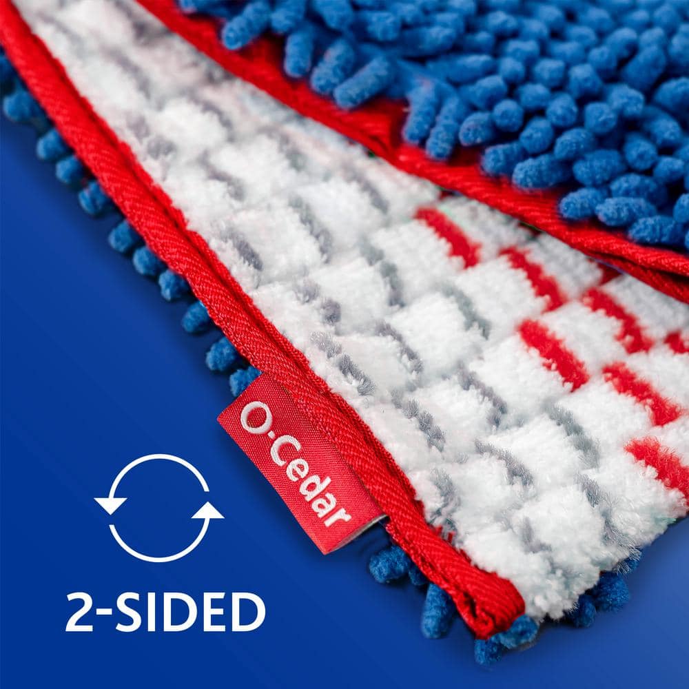 O-Cedar Red and White Dual Action Flip Mop