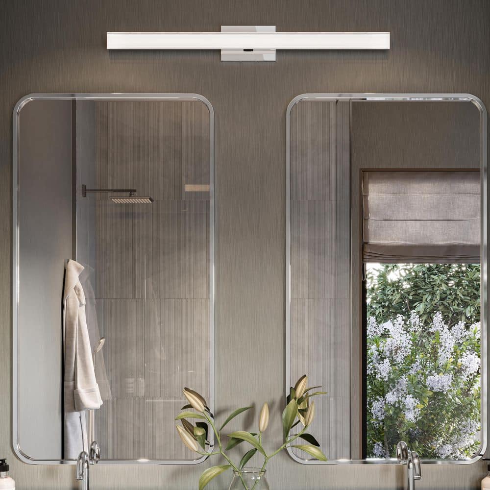 Phase 6.3 36 in. Polished Chrome 5CCT Integrated LED Linear Vanity Light Bar price history on PriceWatchPro