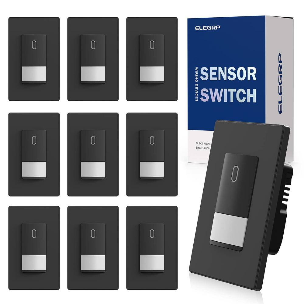 Etokfoks 1Pole Motion Sensor Light Switch, 120° Sensor Activated, for