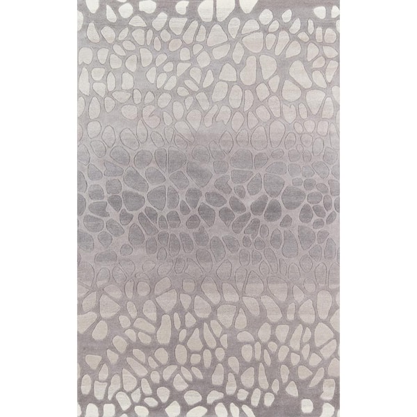 Delhi Silver 8 ft. x 10 ft. Indoor Area Rug