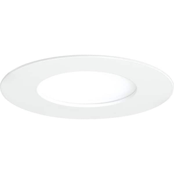 Progress Lighting 5 in. 3000K White Integrated LED Recessed Trim
