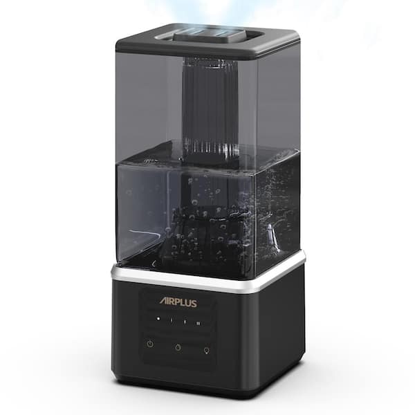 1.1 Gal. Black Ultra Fine Water Mist Ultrasonic Desktop Humidifier and Fragrance Diffuser Up to 450 sq. ft.