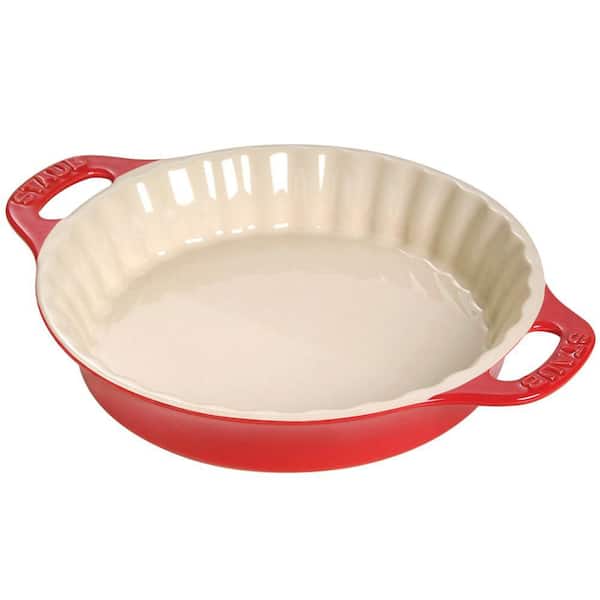 Ceramic 9 in. Pie Dish - Cherry