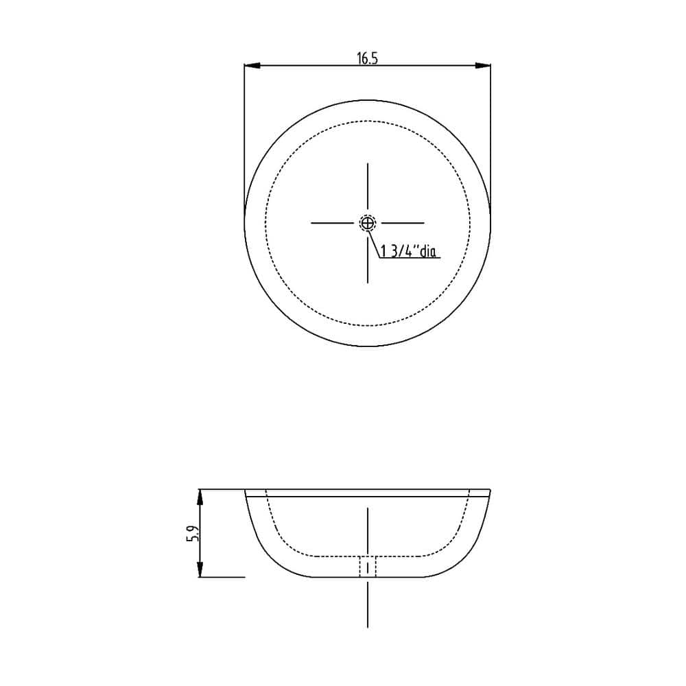 Posh Brushed Silver Glass Circular Vessel Sink