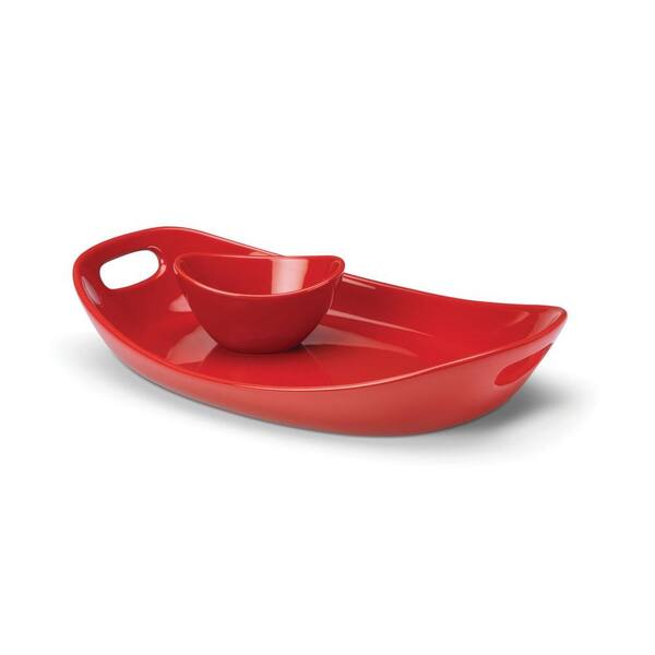 Rachael Ray Chip and Dip in Red