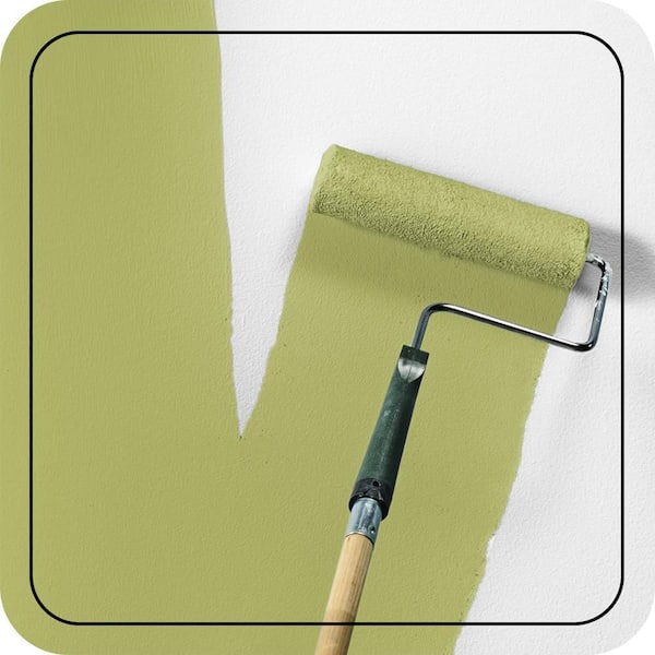 BEHR PREMIUM PLUS 8 oz. #P360-5 Citrus Peel Satin Enamel Interior