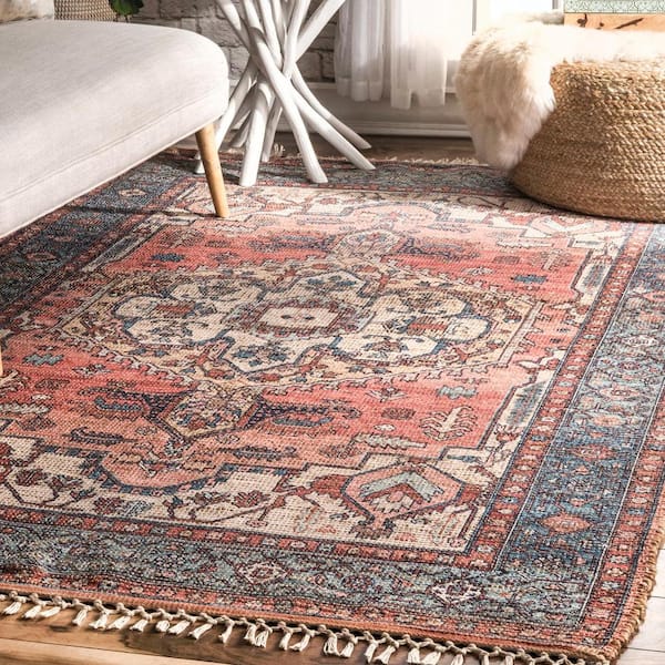 Andrea Flatweave Multi 6 ft. x 6 ft. Square Area Rug
