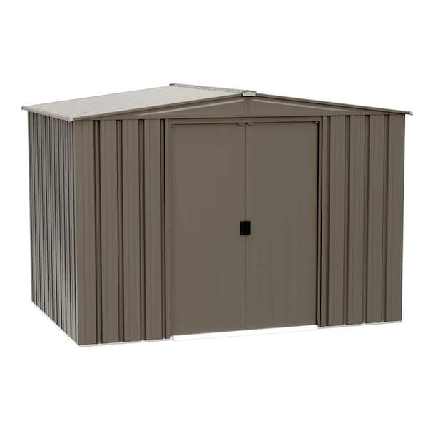 8 x 6 x 6.1 ft Oswego Tea Steel Shed (48 Sq. Ft. )