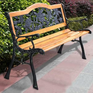 49.5 in. 2-Person Metal Outdoor Bench