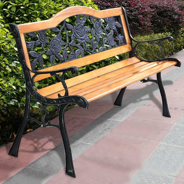 49.5 in. 2-Person Metal Outdoor Bench