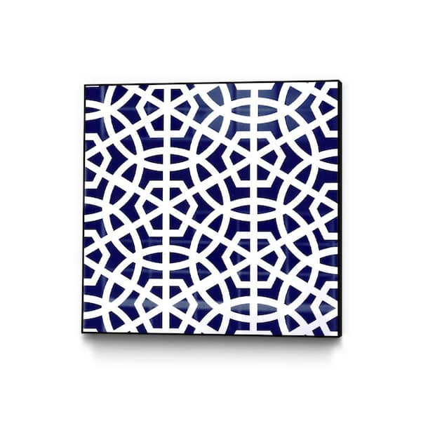 Unbranded 20 in. x 20 in. "Polugonos" by Ivan Ballack Framed Wall Art