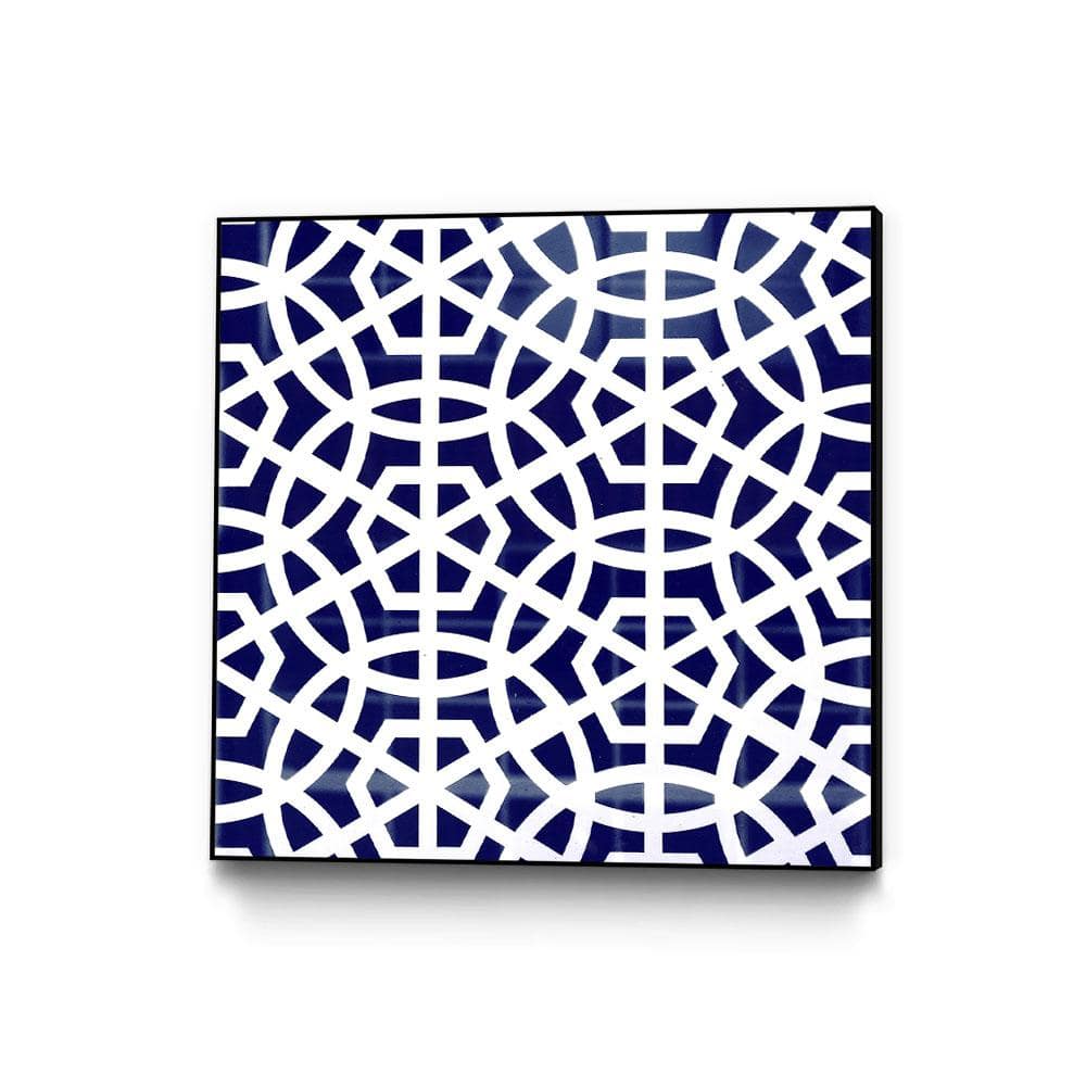 30 in. x 30 in. Polugonos by Ivan Ballack Framed Wall Art