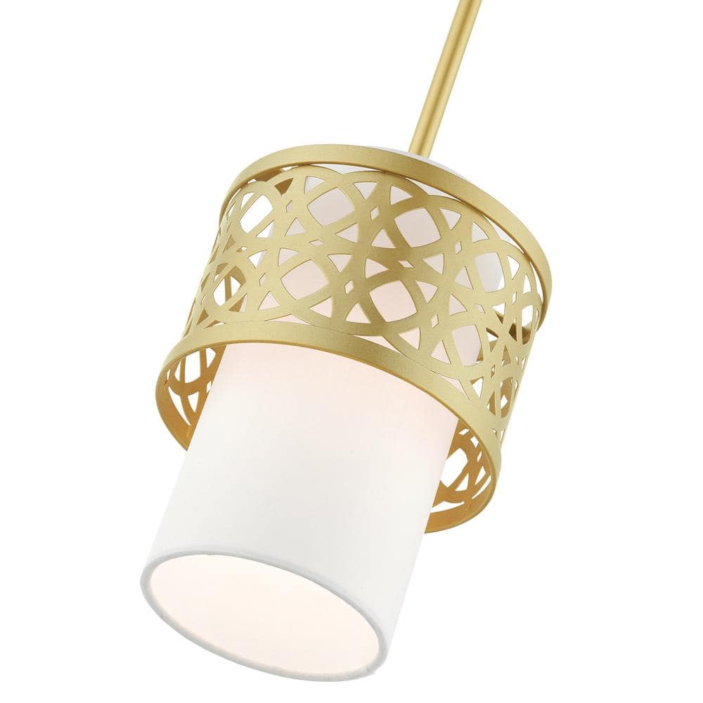 Soft Gold Mini Drum LED Pendant Light