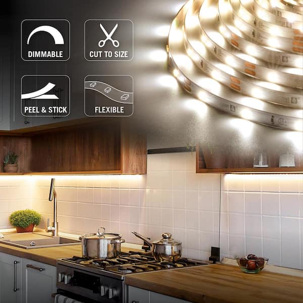 RibbonFlex Pro 32.8 ft. LED Tape Strip Light 30 LEDs/m Bright White (4000K)