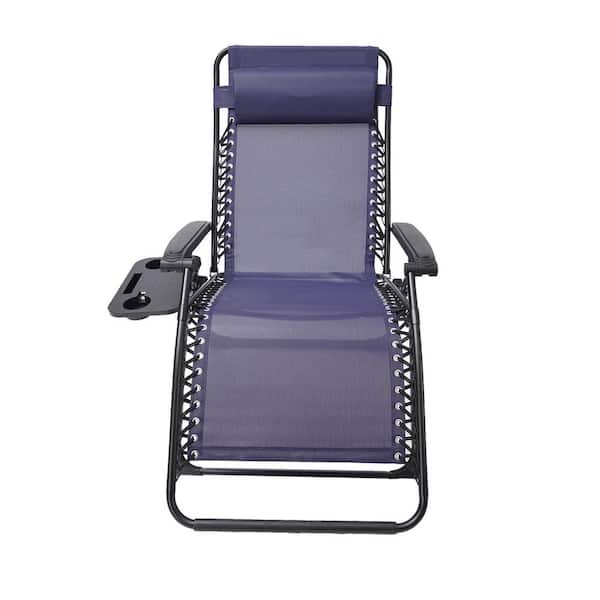 Unbranded Metal Outdoor Chaise Lounge With Adjustable Aluminum Recliner for Patio, Beach, Yard, Pool