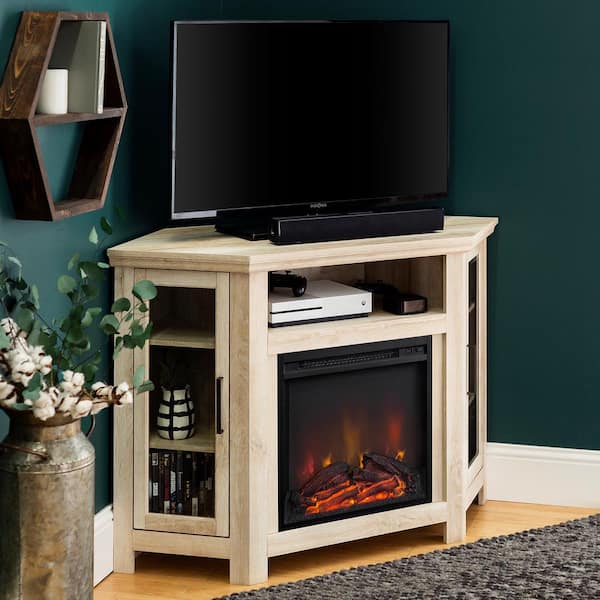 Walker edison corner fireplace stand tv hotsell