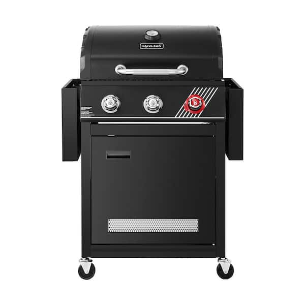 Dyna Glo Burner Propane Gas Grill In Matte Black With Off