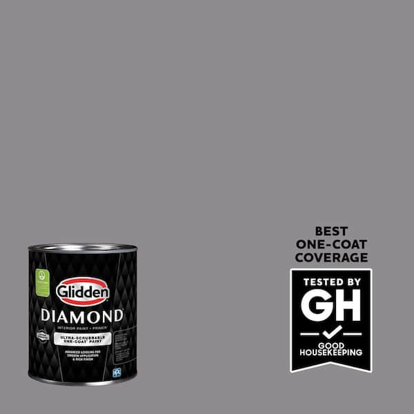 Glidden Diamond 1 qt. #PPG1003-5 Shining Armor Eggshell Interior Paint with Primer
