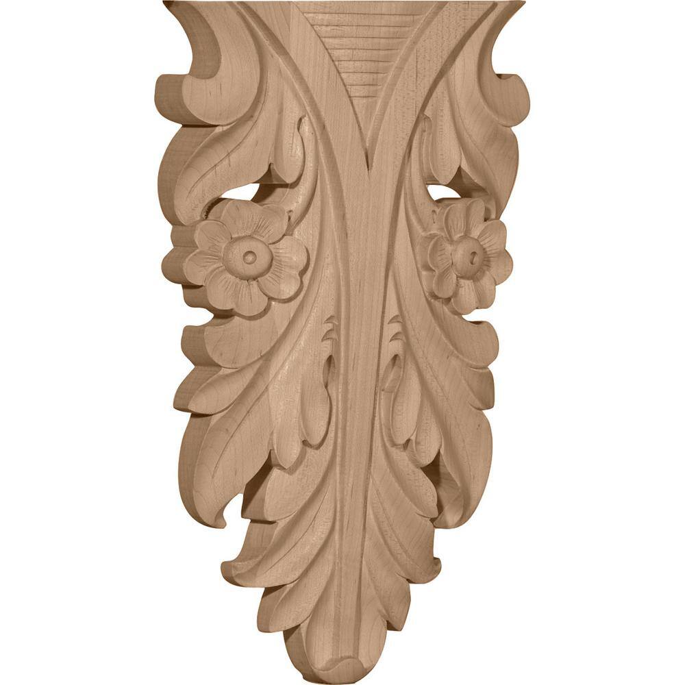 Small Alder Wood Dover Drop Onlay, 4.25" x 7.25"