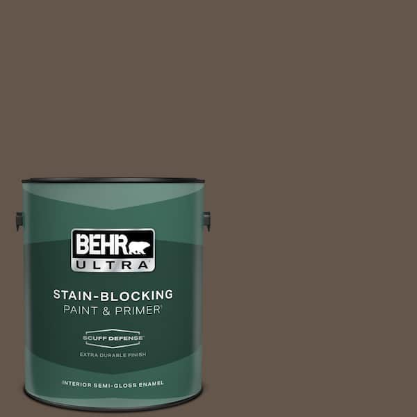 BEHR ULTRA 1 gal. #ECC-44-3 Osprey Extra Durable Semi-Gloss Enamel Interior Paint & Primer