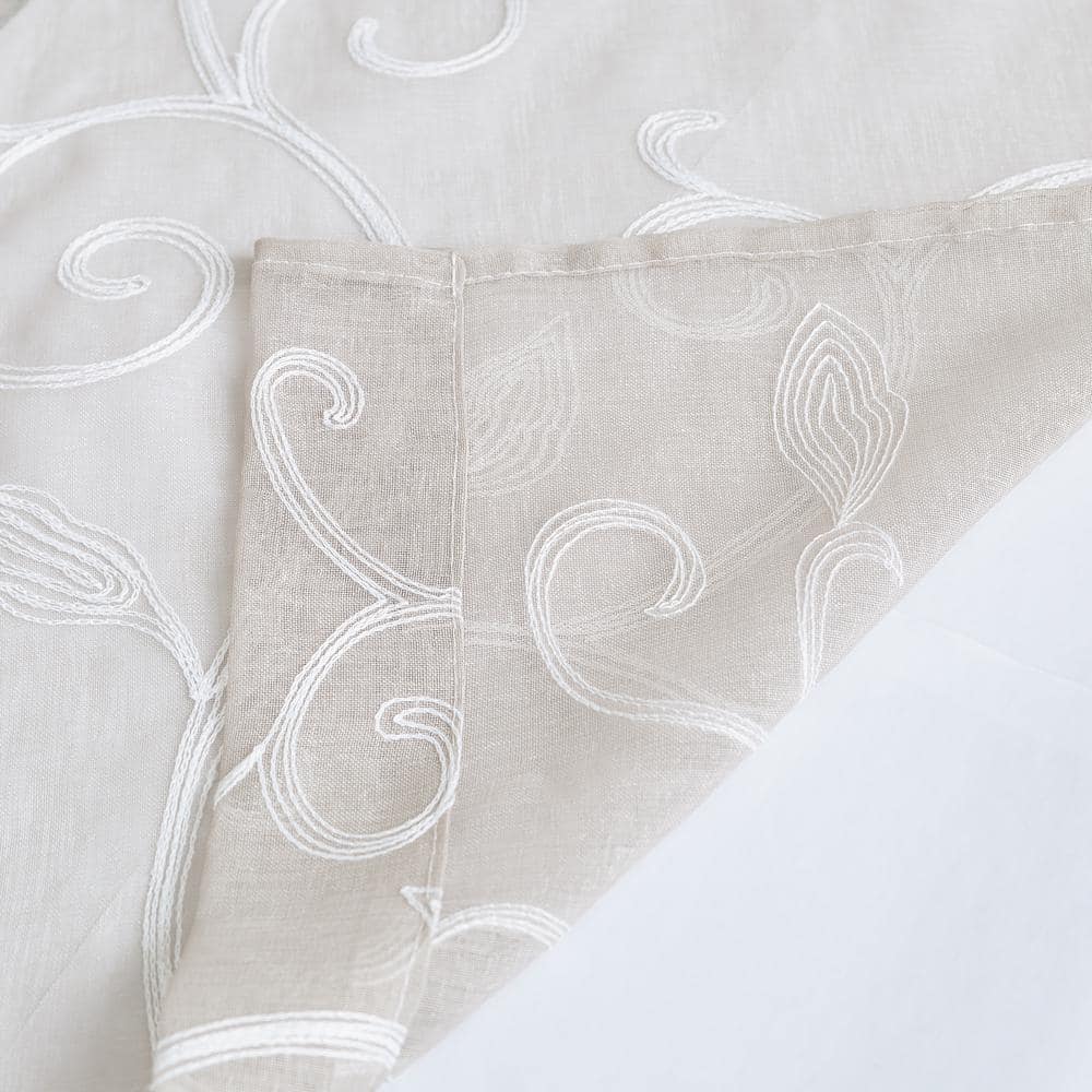 Shavonda Synthetic Sheer Curtain Panel