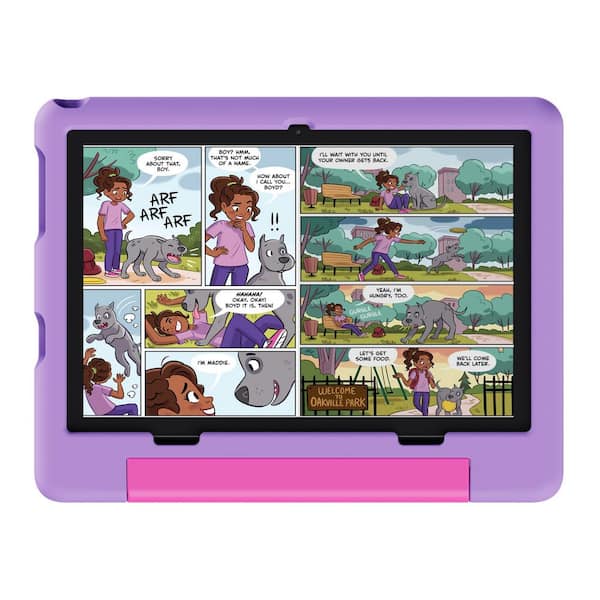 10 in. A10 Educational Kids Tablet with Epic and Lingokids 64GB with Parental Controls and Kid-Proof Case