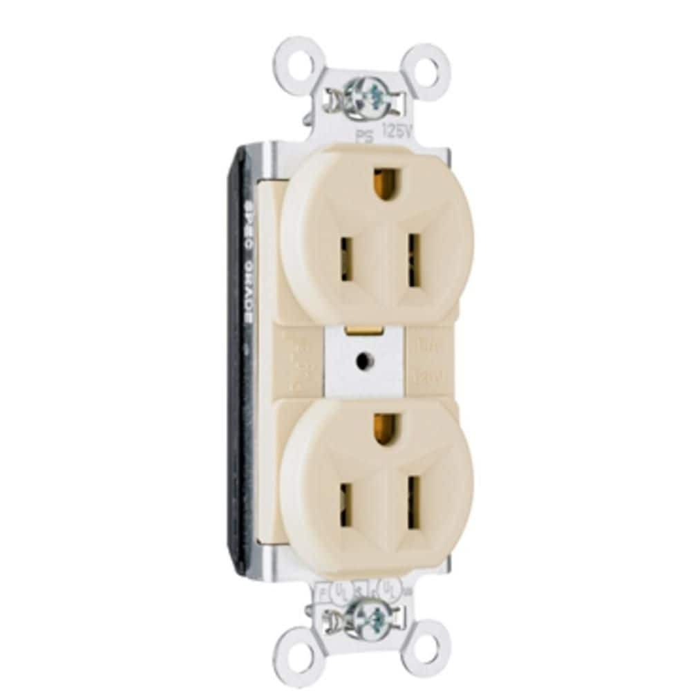 PlugTail 20 Amp Spec Grade Duplex Outlet, Ivory price history on PriceWatchPro